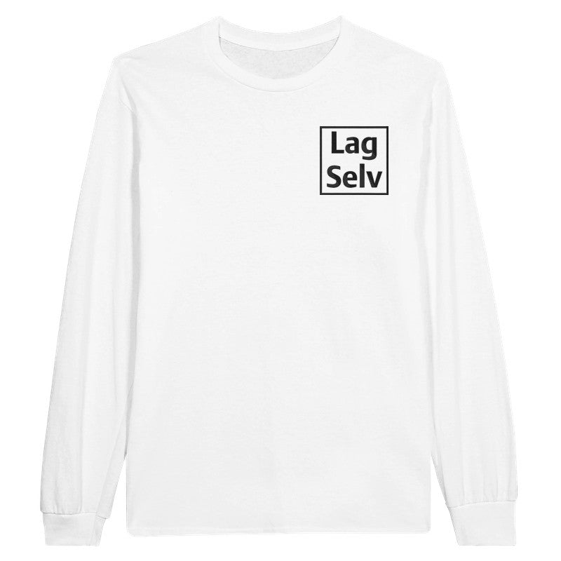 Personlig Unisex Langærmet T-shirt med Broderi – Design Din Egen