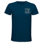 Økologisk T-shirt til Mænd med Eget Broderi | Design Din Egen