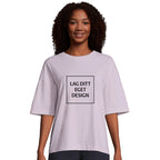 Økologisk oversized T-shirt til kvinder | Design din egen T-shirt med tryk