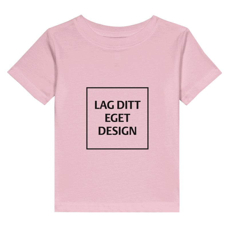 Klassisk småbørns T-shirt i bomuldsjersey med eget tryk