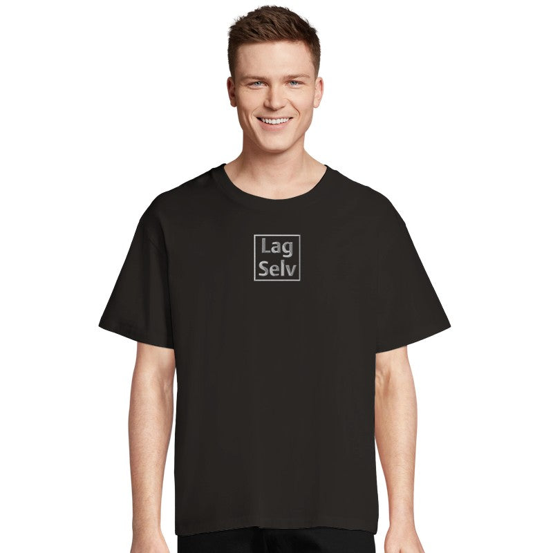 Tilpasset Oversized T-shirt | Design Din Egen Unisex T-shirt med Broderi