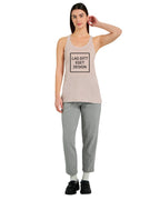 Design din egen Flowy Racerback Tank Top med personligt tryk | Dame singlet