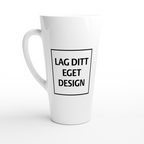 Hvid Latte Keramikkrus | Eget Tryk