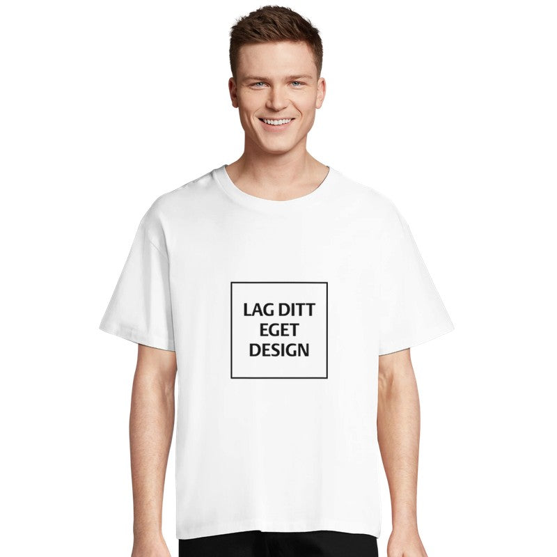 Design Din Egen Oversized T-skjorte | T-skjorte Med Eget Trykk