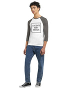 Unisex Raglan T-shirt med 3/4 Ærmer – Skab Dit Unikke Design