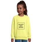 Klassisk Børnesweater med Eget Tryk | Varm Sweatshirt i Bomuldsblanding