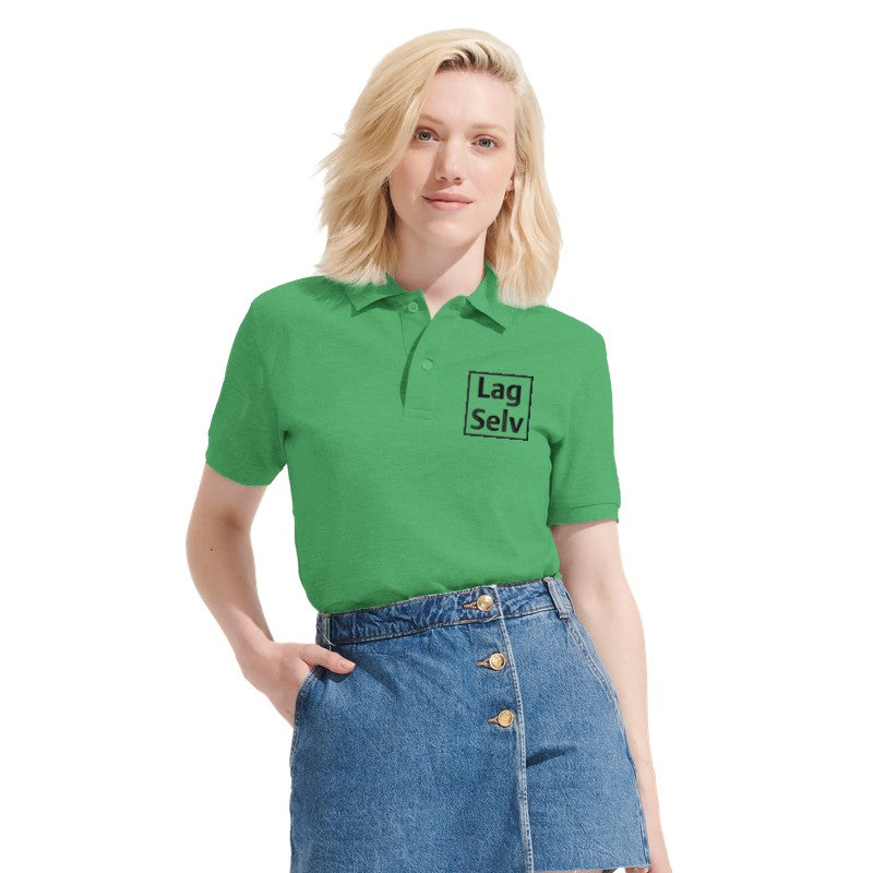 Design din egen økologiske poloskjorte | Unisex med personlig broderi