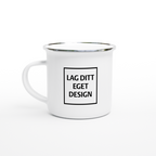 Hvid Emaljekop | Design Dit Eget