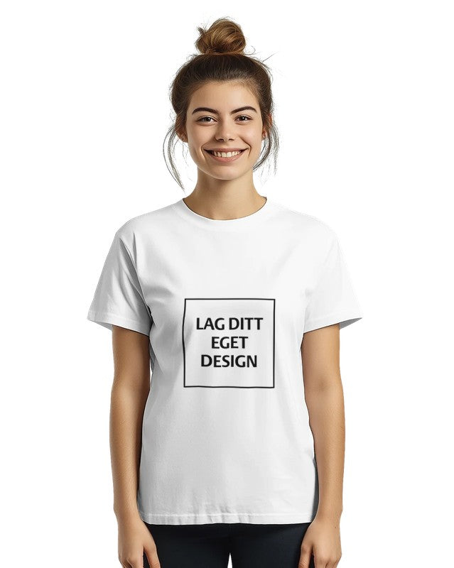 Design din egen Polycotton Unisex T-skjorte med trykk – Personlig stil og komfort