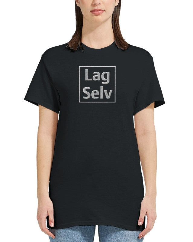 Heavyweight Dame Crewneck T-shirt til Eget Broderi - Design Din Egen