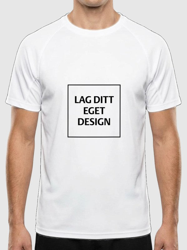 Ultralet Teknisk Unisex T-shirt med Eget Tryk | Slidstærk Sport