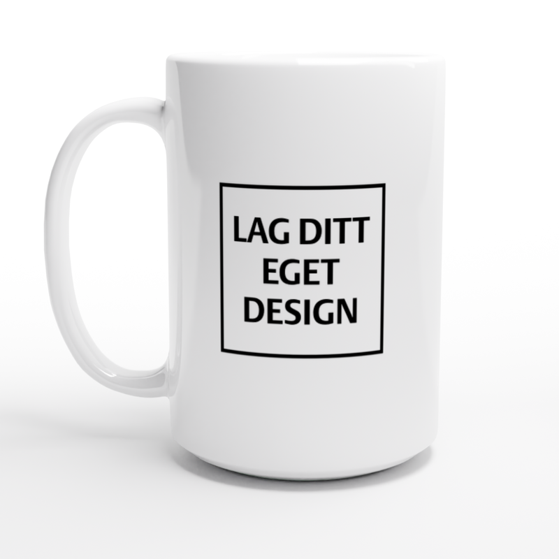 Personligt Hvidt Keramikkrus | Eget Tryk