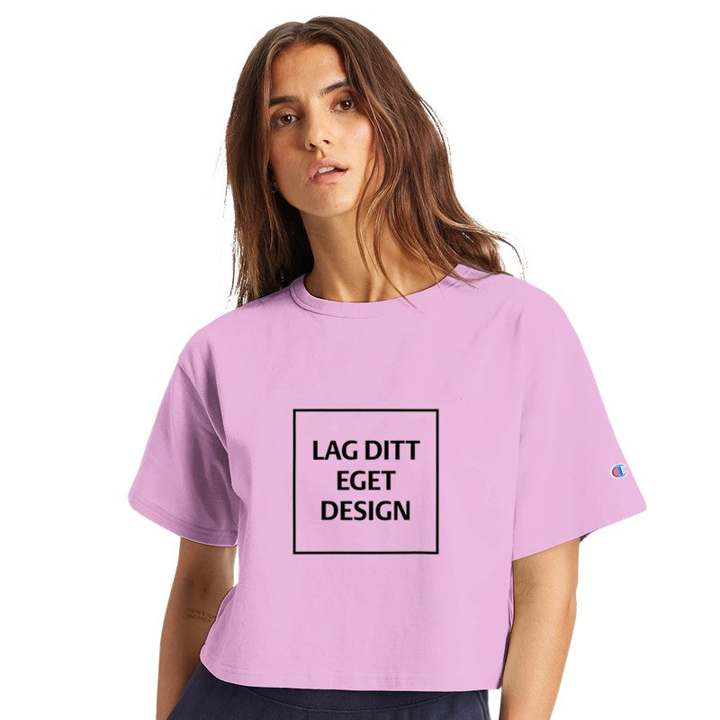 Design din egen cropped t-skjorte med trykk