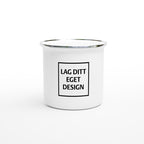 Hvid Emaljekop | Design Dit Eget