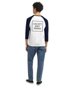 Unisex Raglan T-shirt med 3/4 Ærmer – Skab Dit Unikke Design