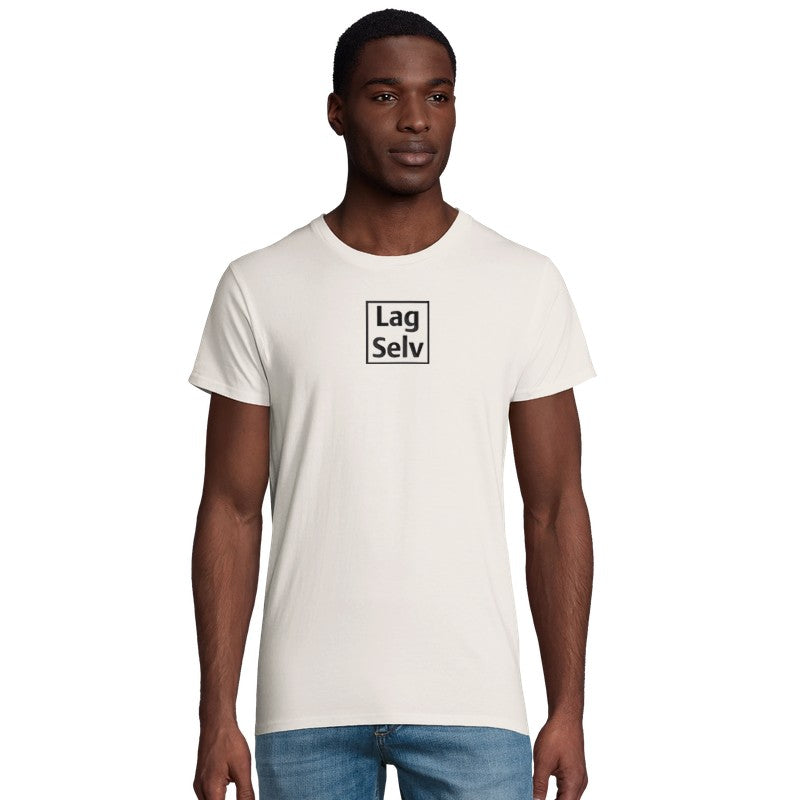 Økologisk T-shirt til Mænd med Eget Broderi | Design Din Egen