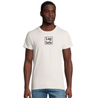 Økologisk T-shirt til Mænd med Eget Broderi | Design Din Egen