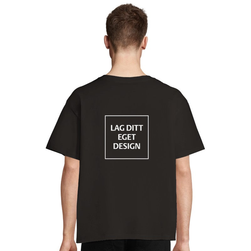 Design Din Egen Oversized T-skjorte | T-skjorte Med Eget Trykk