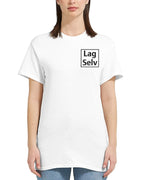Heavyweight Dame Crewneck T-shirt til Eget Broderi - Design Din Egen