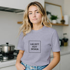 Premium Unisex Crewneck T-skjorte | Design din egen med eget trykk