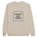 Personlig College Sweater med Eget Tryk | Design Din Logo Sweater