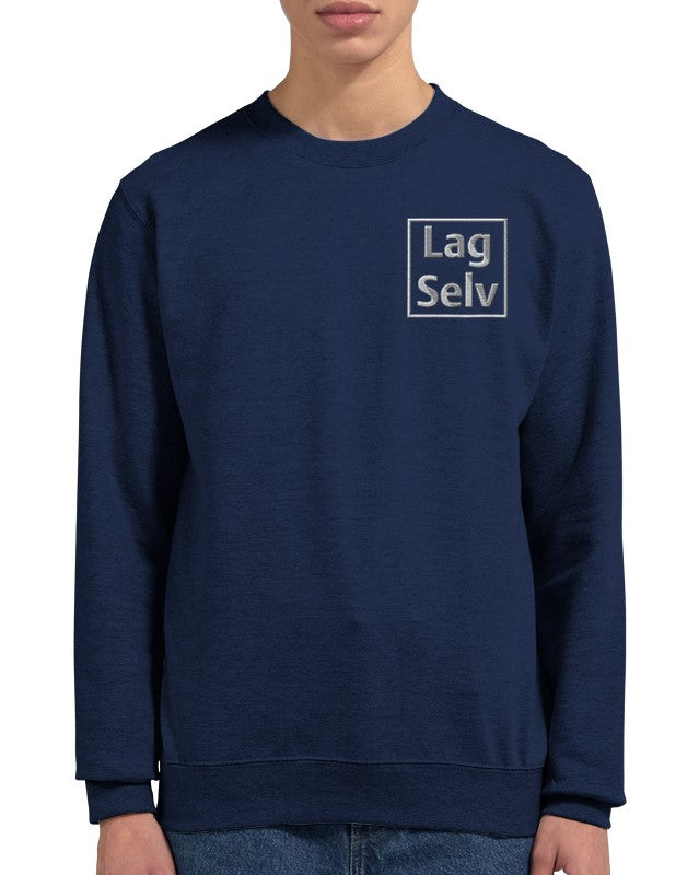 Personlig College sweatshirt med broderi – Design din egen sweatshirt