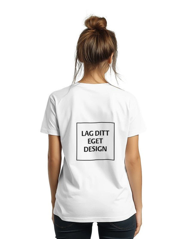 Design din egen Polycotton Unisex T-skjorte med trykk – Personlig stil og komfort
