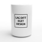 Personligt Hvidt Keramikkrus | Eget Tryk