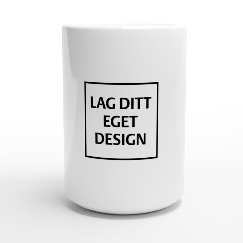 Personlig Hvit Keramikkkrus | Eget Trykk