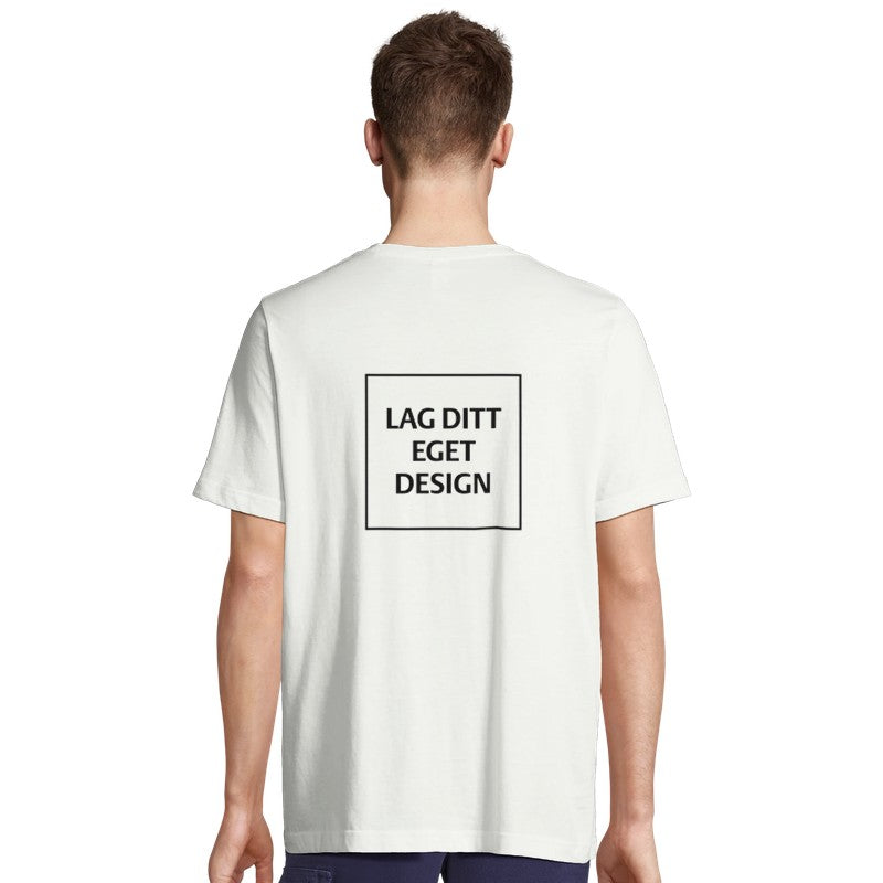 Design din egen komfortabel T-skjorte med personlig trykk
