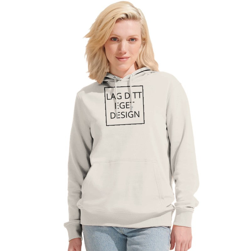 Design din egen økologiske hættetrøje med tryk | Personlig Unisex Hoodie