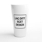 Hvid Latte Keramikkrus | Eget Tryk
