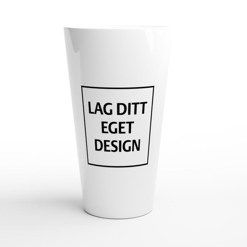 Hvit Latte Keramikkkrus | Eget Trykk