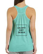 Design din egen Flowy Racerback Tank Top med personligt tryk | Dame singlet