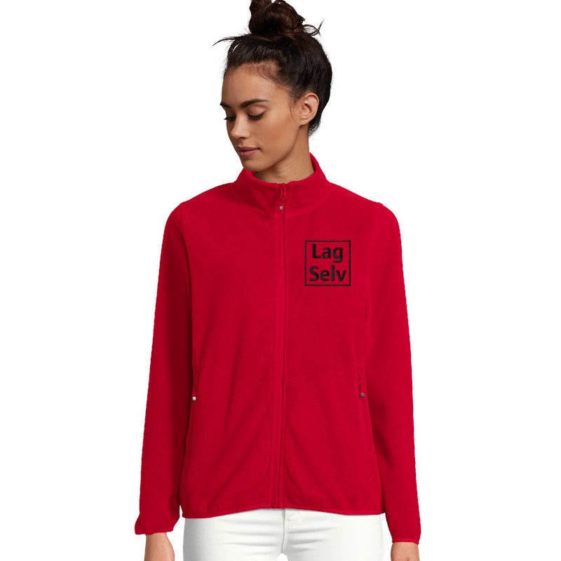 Personlig Microfleece Jakke med Broderi | Design din egen med egen logo