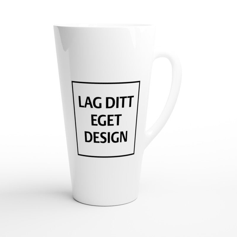 Hvid Latte Keramikkrus | Eget Tryk