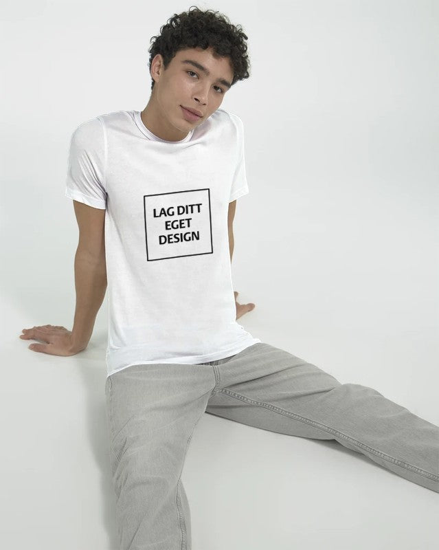 Design din egen Polycotton Unisex T-skjorte med trykk – Personlig stil og komfort