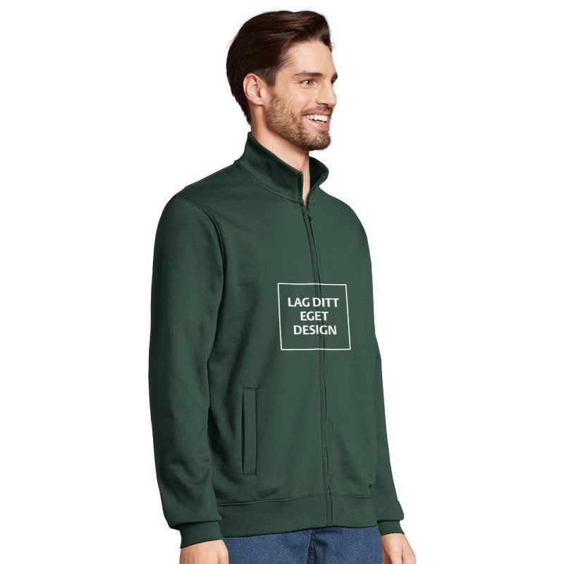 Design din egen sweatshirt med lynlås | Personligt tryk på Full-Zip Sweatshirt