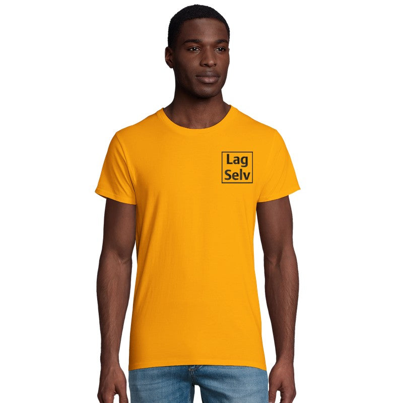 Økologisk T-shirt til Mænd med Eget Broderi | Design Din Egen