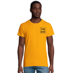 Økologisk T-shirt til Mænd med Eget Broderi | Design Din Egen