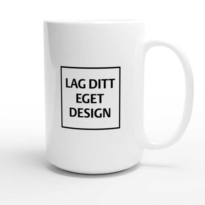 Personlig Hvit Keramikkkrus | Eget Trykk