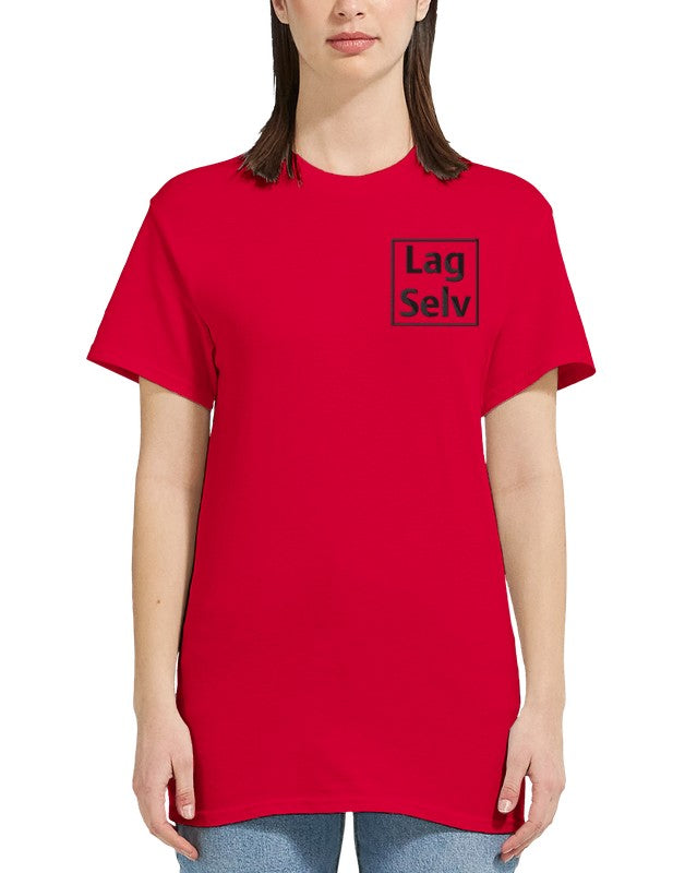 Heavyweight Dame Crewneck T-shirt til Eget Broderi - Design Din Egen