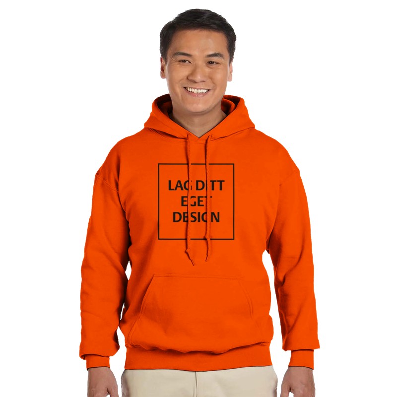 Design Din Egen Personlige Hettegenser med Eget Trykk | Unisex Pullover Hoodie