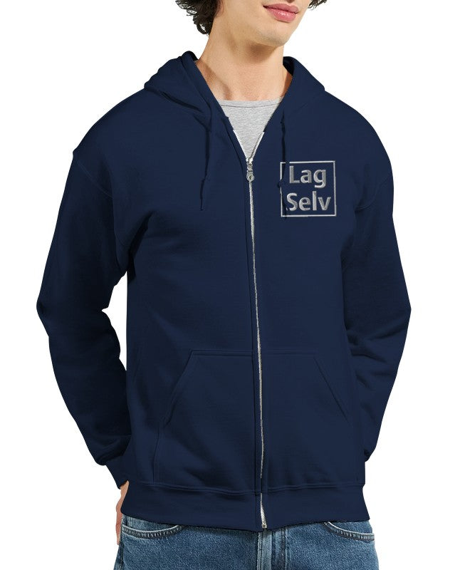 Design din egen hettejakke med broderi - Klassisk unisex zip hoodie