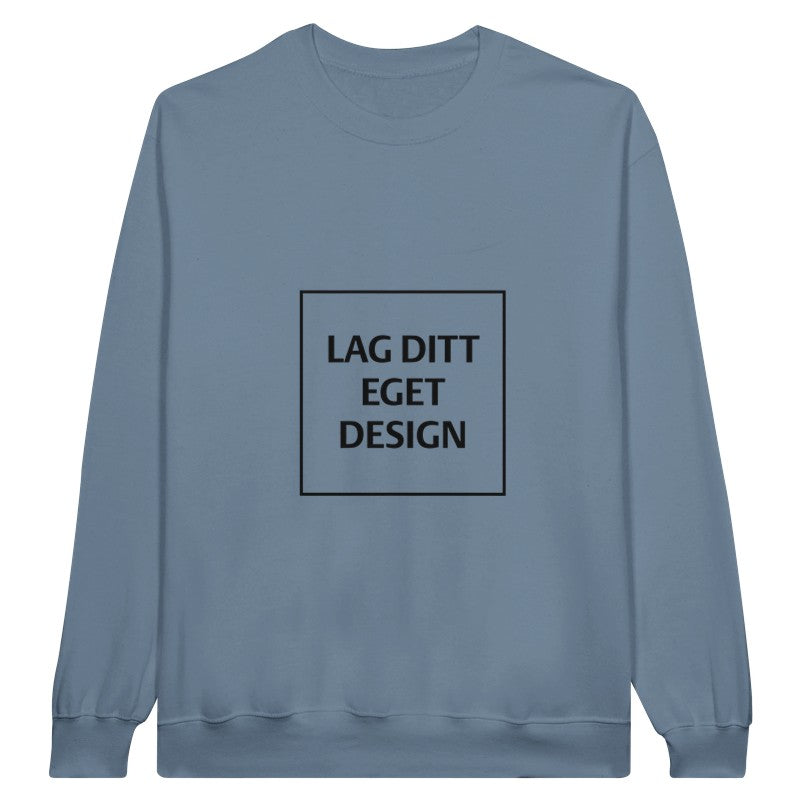 Personlig College Sweater med Eget Tryk | Design Din Logo Sweater