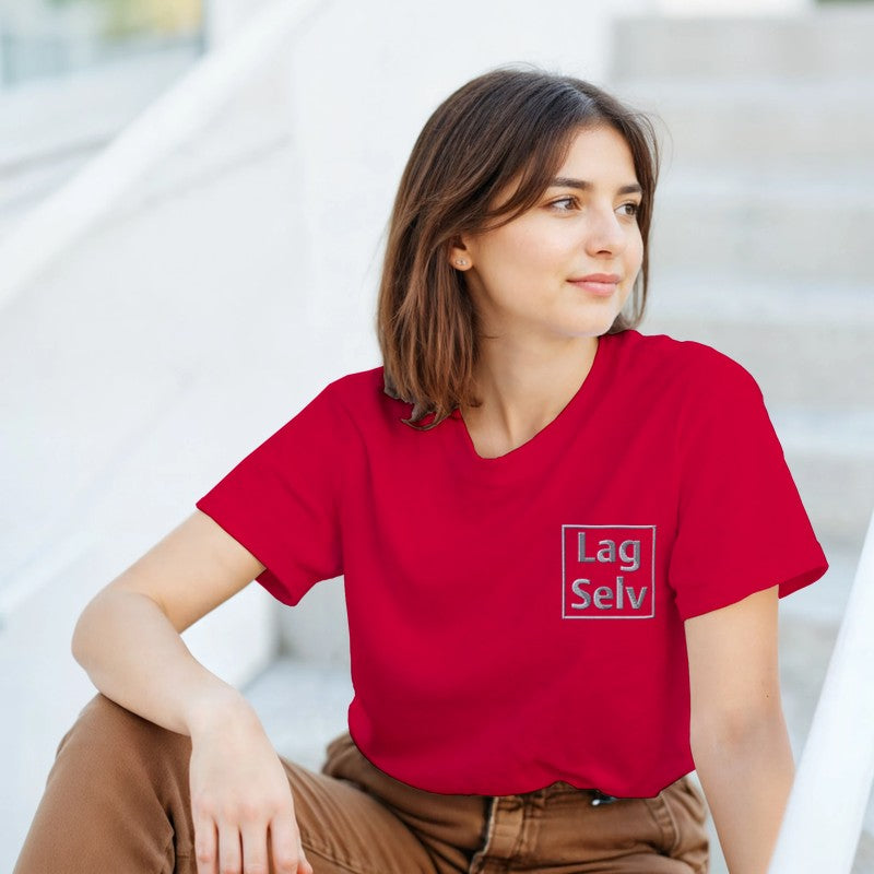 Design din egen Heavyweight Unisex T-skjorte | Lag personlig t-skjorte med broderi