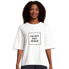 Økologisk oversized T-shirt til kvinder | Design din egen T-shirt med tryk
