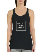 Design din egen Flowy Racerback Tank Top med personligt tryk | Dame singlet