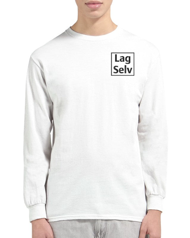 Personlig Unisex Langærmet T-shirt med Broderi – Design Din Egen