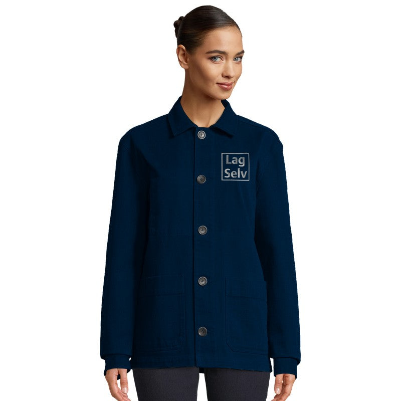 Design din egen økologiske unisex-jakke med broderi | Custom arbejdsjakke
